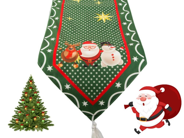 Camino De Mesa Verde Navidad 205x35cm