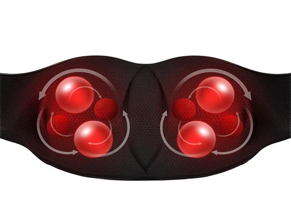 Masážní pás na krk masážní pás na tělo shiatsu relaxační polštářek