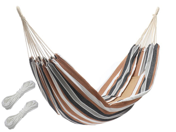 Hamac de jardin suspendu balançoire brésilienne xl grande housse bagbaha