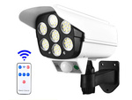 Cámara simulada sensor de movimiento solar crepúsculo led