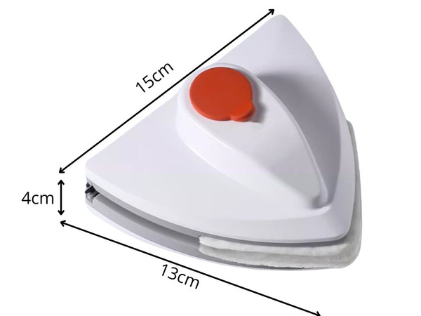 Double-sided magnetic window cleaner strong magnets precise squeegee