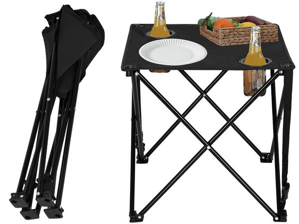 Masă mică de pescuit pliabilă pentru un balcon pentru camping sub cort