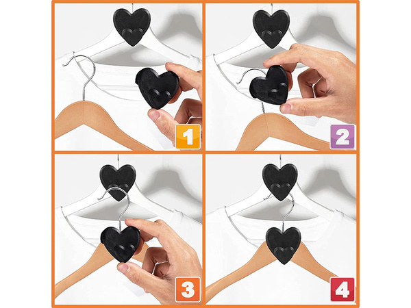 Organiser hook clothes hanger holder for wardrobe set of 12 pieces