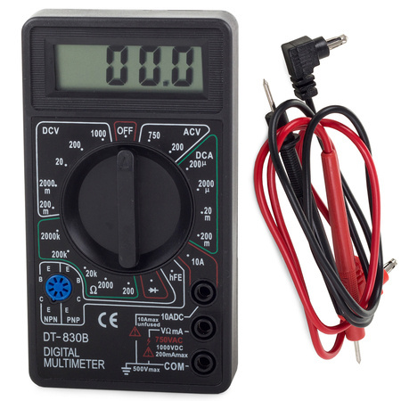 Digitálny multimeter lcd elektronika merač prúdu