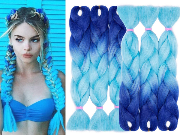 Cheveux synthétiques pour tresses ombrées