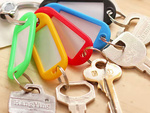 Key ring key tag 100 pcs