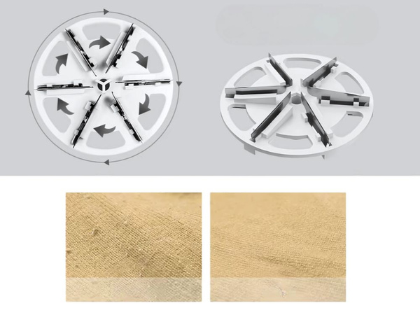 Golarka do ubrań zmechaceń swetrów tkanin tapicerki duża lcd elektryczna