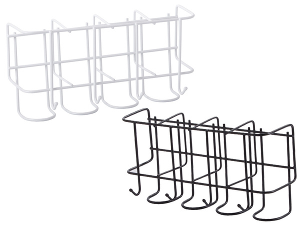 Metal holder stand for 4 umbrellas with 4 hooks metal organiser