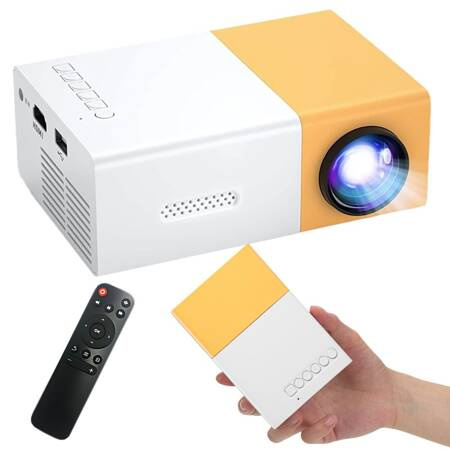 Projecteur yg300 version 2025 full hd portable tv projector usb hdmi remote control