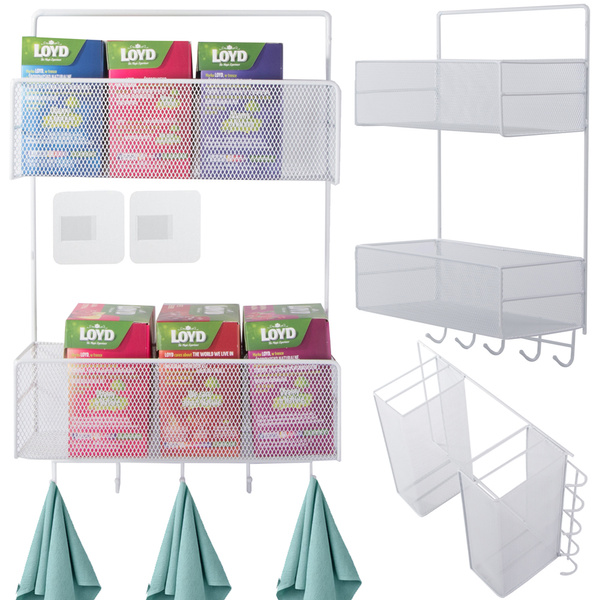 Organizador metálico estante colgante cocina estante baño colgador