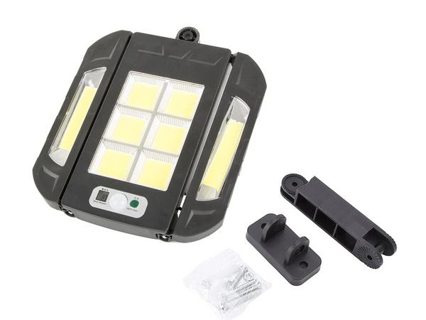 Päikesepaneel led lamp liikumisandur hämaruse kaugjuhtimispult