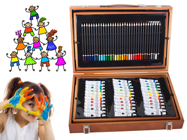 Coffret de peinture en bois 174