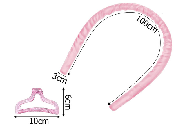Kulma na vlasy kulma papillote kulma na vlasy s elastickou sponou