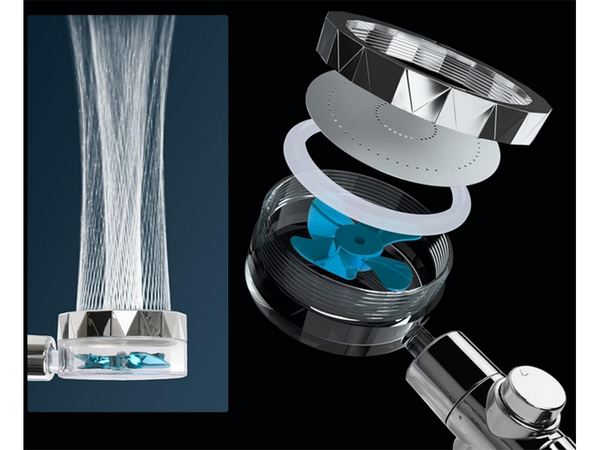 DUŠIKOMPLEKT KOOS TURBIINIFILTRIGA ASENDUSVENTILAATORIGA DUŠŠIGA