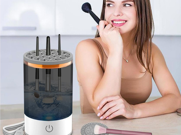 Washing stand for cleaning, washing and drying brushes and cosmetic sponges usb