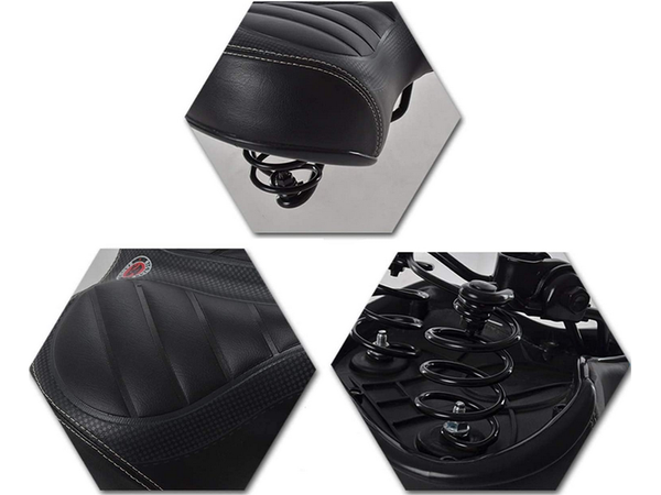 Selle de bicyclette confortable mousse souple ressorts