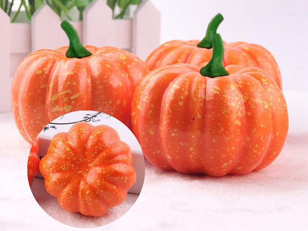 Dekoratívna tekvica umelá polystyrénová dekorácia halloween jeseň