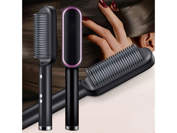 Hair straightener hair straightening brush
