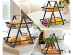 Étagère de cuisine organisateur de cuisine avec panier