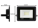 Proiector halogen spotlight a condus 10w 6000k exterior rezistent la apa ip66