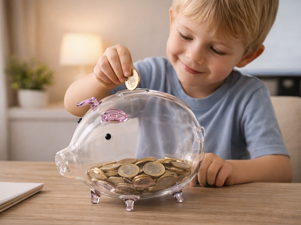 LARGE PINK PIGGY BANK (36)