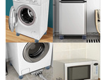 Anti-vibration pads for washing machine dishwasher fridge dryer 4 pcs rubber