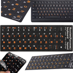 Pc qwerty laptop teclado adhesivos 11x13mm