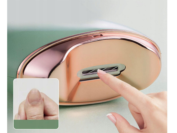 Električni strižnik za nohte cutter cutter trimmer file usb