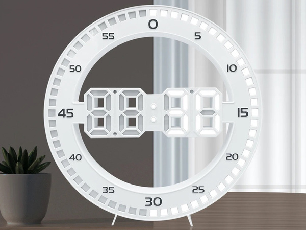 Alarm clock led electronic thermometer with alarm backlit thermometer