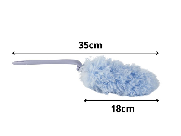 Mikrofiber porolókefa por, kosz és pájzsfények eltávolításához, 35 cm