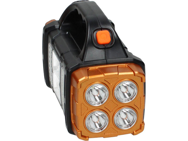 Lanternă solară portabilă reîncărcabilă led cob powerbank proiector