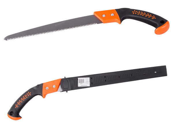 Sierra para cortar ramas de jardin mano para madera estuche funda cinturon