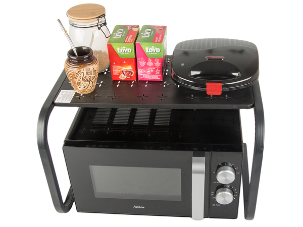 Soporte para microondas estante de cocina organizador para microondas loft armario