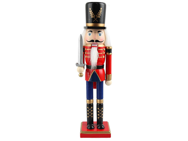 Riekstkodis kareivis dewniany dekoratīvā ziemassvētku figūriņa dāvana