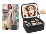 Cosmetic case cosmetic case travel organiser casket led mirror