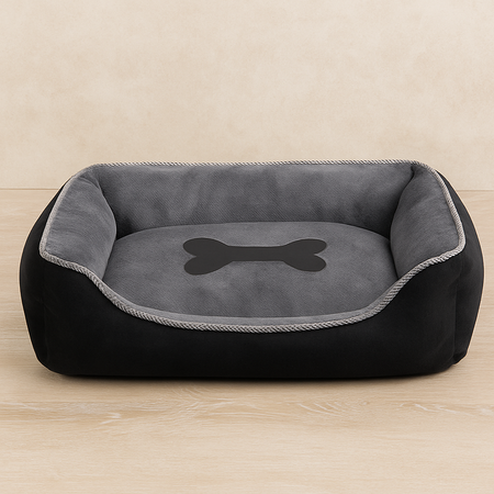 CAMA PARA MASCOTAS HUESO L GRIS (25)