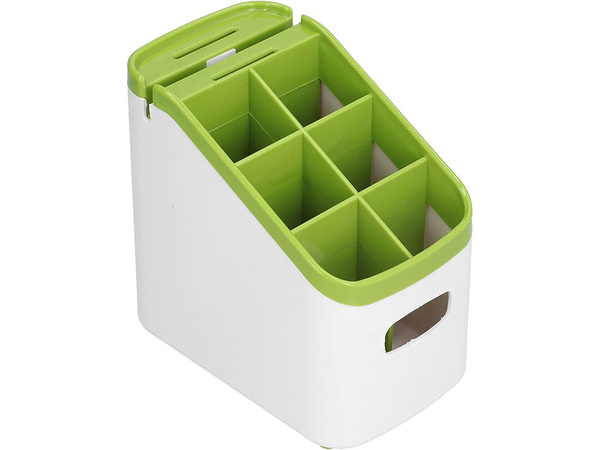 Galda piederumu organizētājs galda piederumu paplātes nažu asinātāja statīvs