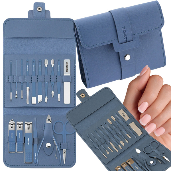 Set de uñas estuche de manicura pedicura estuche alicates 16 elementos