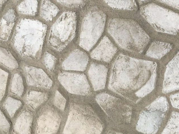 Mold for stone paving stone concrete cat's head