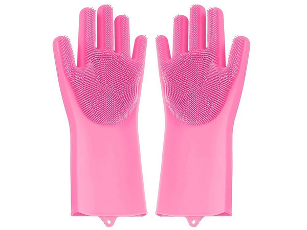 Dishwashing gloves silicone kitchen scrubber
