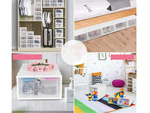 Organizator cutie de pantofi cu clapetă dulap