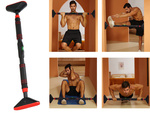 Exercise pull-up bar adjustable steel