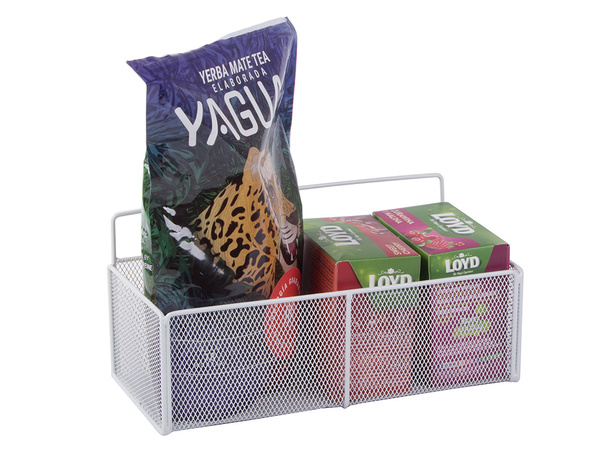 Piekaramais grozs metāla organizators piekaramais plaukts virtuve balts