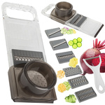 Cortafiambres rallador de verduras y frutas pelador 6 cuchillas
