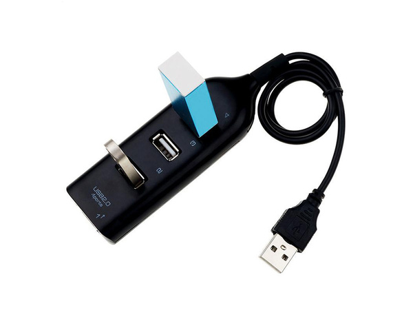 Usb hub 4 portos elosztó usb 2.0 elosztó