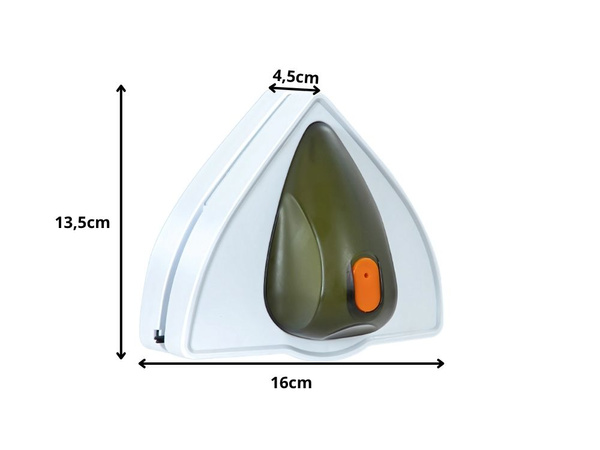 Obojestranski set magnetnih brisalcev oken z močno gobico za gobico