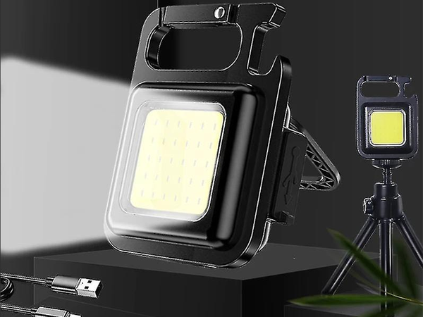 Lámpara colgante led cob imán usb linterna abridor