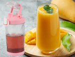 Smuuti blender, kaasaskantav, juhtmeta, jääpurustaja, roosa