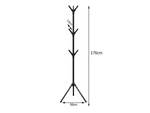 Floor standing clothes rack jackets floor stand metal black
