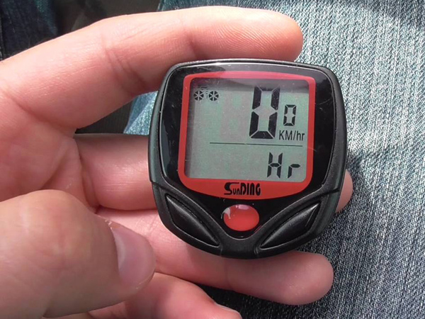 Vodotěsný cyklistický počítač 14 funkcí